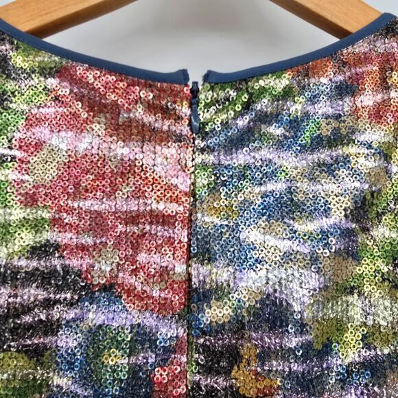 NEW Jessica Simpson Women's Sequin Multicolor Metallic Sheath Dress Size 8 - Picture 8 of 16